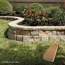 Rockwall Cap Yukon Brick Wall Gardens Garden Retaining Wall Small Garden Retaining Wall