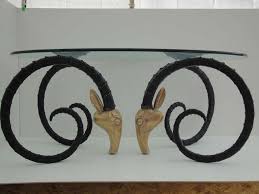 Brass Ibex Desk Or Dining Table Base Style Of Alain Chervet Dining Table Bases Modern Dining Room Tables Dining Table