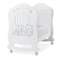 Lettino Culla In Legno Italbaby Happy Family Con Obla Bianco Lettino Bianco Cameretta Neonato Lettino
