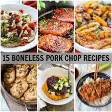 A thin pork chop is difficult to cook perfectly with this method, because of the hard sear you give both sides before it goes in the oven. 15 Boneless Pork Chop Recipes Dinner At The Zoo