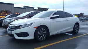 Please see your honda dealer for details. 2016 Honda Civic Coupe Lx In Taffeta White The Modern Day Youtube