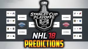Discover more posts about nhl playoffs 2018. Nhl 18 Stanley Cup Playoffs 2018 Simulation Who Will Win The Cup Youtube