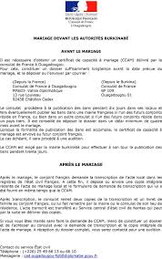 Une liste complète d'entreprises spécialisées dans la location de tables, chaises, mobilier et décoration pour votre mariage ou autre événement. Consulat De France A Ouagadougou Mariage Devant Les Autorites Burkinabe Avant Le Mariage Pdf Telechargement Gratuit