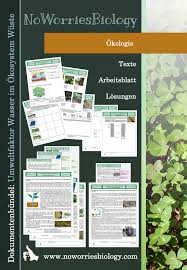 Okologie Umweltfaktor Wasser Im Okosystem Wuste Unterrichtsmaterial Im Fach Biologie In 2020 Biologie Umwelt Unterrichtsmaterial