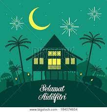 Lampu ialah sebuah alat yang cukup dibutuhkan dalam tiap aktivitas terutama pada malam hari di rumah. Hari Raya Aidilfitri Vector Photo Free Trial Bigstock