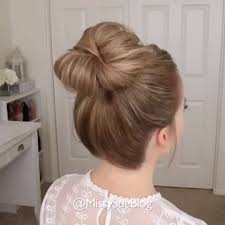 Super Easy Bun Tutorial Video Bun Hairstyles For Long Hair Medium Hair Styles Long Hair Styles
