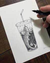 Kerbyrosanes Verified Rendered The Sketch From Last Year Plasticstrawssuck Ink Drawing Illustration Ink Pen Drawings Pen Art