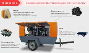 Дизельный передвижной компрессор DENAIR DACY-17/7 - купить по доступным  ценам на сайте Compressor.Market
