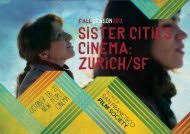 SAN FRANCISCO FILM SOCIETY YOUTH EDUCATION SCHOOLS ...