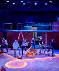 LAMB'S hardworking tech team loading the set for THE '70S! THE ...