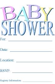 Do you have all the gear you'll need for your new bundle of joy? Free Printable Baby Shower Invitations