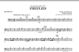 John Wasson Fireflies Trombone 2 Sheet Music Download Pdf Score 291032