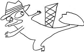 Get perry the platypus coloring page phineas and ferb for free in hd resolution. Pics Of Perry The Platypus Coloring Home