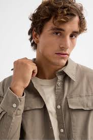 Camisas lisas de homem