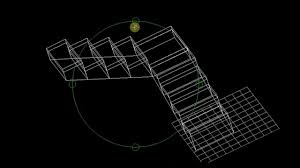Detail dan potongan tangga putar kayu dan besi file dwg autocad tangga kayu putar. Cara Membuat Tangga Tradisional 3d Secara Mudah Cepat Di Autocad 2007 Youtube