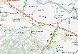 It has around 27,000 inhabitants. Michelin Landkarte Fidenza Stadtplan Fidenza Viamichelin