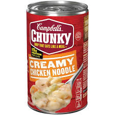 Turn leftover chicken or turkey into the ultimate comfort food in just 30 minutes. Campbell S Chunky Creamy Chicken Noodle Soup Hy Vee Aisles Online Grocery Shopping