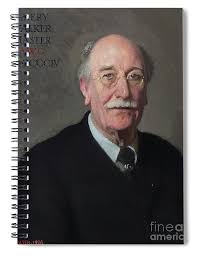 Portrait Of Sir Emery Walker, 1926 Spiral Notebook
