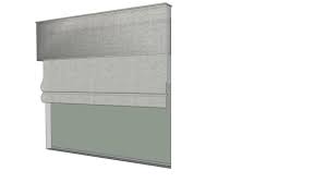 The only thing i didn't do was add dowels in the folds since my shades were so small. Roman Shade With Flat Valance 3d Warehouse