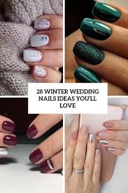 From classic bridal neutrals to bolder hues and nail art, browse through our favorite wedding manicure ideas. 28 Winter Wedding Nails Ideas You Ll Love Weddingomania