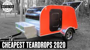 10 Cheapest Teardrop Trailers To Buy New For Camping On The Tightest Budget Youtube In 2020 Teardrop Trailer Camping Teardrop Trailer Teardrop Trailer Interior
