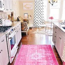Browse photos of pink kitchen designs. Cupcakekristie Overdyed Pink Rug Kiss Wall Art Gold Pineapple Jars Basketwea College Apartment Decor Living Room Decor Apartment College Apartment Diy