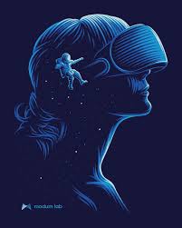 Virtual Space Best Creative Design Illustration Trending Colors Digital Art Top Graphic Inspirat Virtual Reality Art Digital Art Illustration Space Artwork