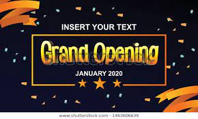Grand Opening Banner Editable Vector Banner Stock Vector Royalty Free 1463606639 Grand Opening Banner Grand Opening Banner