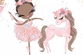 Ballerina Clipart Swan Pony Dessins Mignons Dessins Colores Et Cadre Dessin