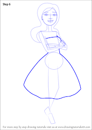 In this case most of the ears will be covered by the hair so there is not much need for drawing their inner details. How To Draw A Easy Girl With Beautiful Dress Howto Techno