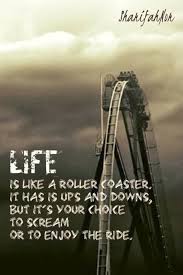 Life Is Like A Rollercoaster Spruche