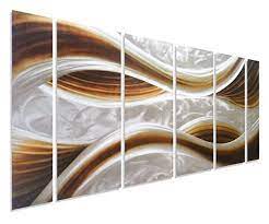 Metal Wall Art Caramel Desire 100 Handmade Original Design Light Weight Aluminum Scu Abstract Metal Wall Art Modern Abstract Wall Art Large Metal Wall Art