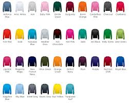 Set In Sleeve Crew Neck Awd Sweatshirts In 30 Colours Jh030