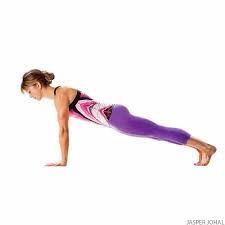 Plank Utthita Chaturanga Dandasana Plank Pose Yoga Yoga Challenge Poses Yoga Poses For Beginners