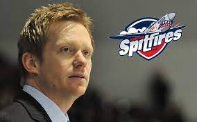 Trevor letowski behind the bench for the ohl's windsor spitfires. Spitfires Name Trevor Letowski Head Coach Ontario Hockey League