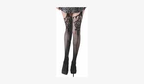 Download Killer Legs Spanish Fan Faux Garter Fishnet Stockings Garter 400x400 Png Download Pngkit