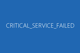 Undoubtedly windows 10 is more reliable, faster and solid compared to any of the previous windows versions. Fix Critical Service Failed Blue Screen Error On Windows 10 Driver Easy