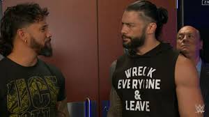 Cm, date de naissance, couleur des cheveux, couleur des yeux, nationalité. Wwe Smackdown Roman Reigns Leitet Jey Uso Zu Schmutzigem Sieg