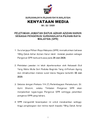 Savesave bidang tugas jk suruhanjaya pilihan raya 2014 for later. Buletin Tv3 Terkini Datuk Azhar Azizan Harun Meletak Facebook