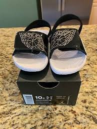 Black And Gold Nike Slides Toddler Sponsored Ebay Nike Jordan Hydro 7 Bt 10c Slides Sandals Kids Toddler Aa2519 021 Blk Gold Wht Kids Sandals White Nike Slides Air Jordans Retro