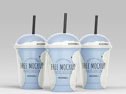 Download Free Plastic Juice Cup Mockup Template By Mockupfree On Dribbble