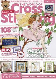 Here you will find cross stitch patterns and kits of every kind of scene imaginable. The World Of Cross Stitching Issue 01 2021