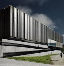 Ibarra Sports Center Facade Architecture Factory Architecture Industrial Architecture