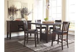 Haddigan Counter Height Dining Room Extension Table Ashley Homestore Brown Dining Room Brown Dining Room Table Counter Height Dining Table