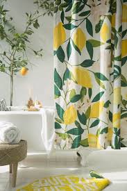 A wide variety of shower curtain and bath mat set options are available to you, such as material, feature, and use. Lemon Shower Curtain Modern Bathroom Decor Lemon Bathroom Mat Fruit Shower Curtain Watercolor Leaves Bathroom Decor Kids Bathroom Home Living Bathroom Vadel Com