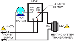 Famous nuheat wiring diagram position best for wiring. How To Install Wire The Fan Limit Controls On Furnaces Honeywell L4064b All White Rodgers Fan Limit Controllers