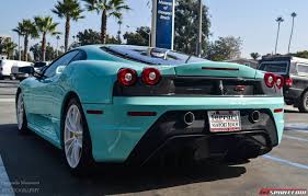 248 f1 599 gtb fiorano f430 gtc f430 challenge. Tiffany Blue Ferrari 430 Scuderia Spotted In California Gtspirit