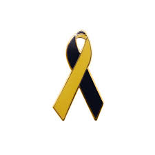 Maybe you would like to learn more about one of these? Black And Gold Awareness Ribbon Pins Lapel Ribbons Personalized Cause Personalized Cause