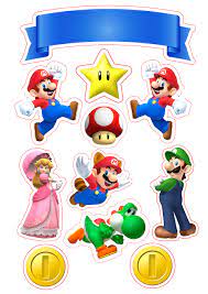 Our geek bot searched marketplace sites for super mario cake. Mario Bros Party Free Printable Cake Toppers Super Mario Bros Birthday Party Super Mario Bros Party Mario Bros Party
