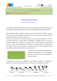 As fases de um lançamento. Pdf NÂº 23 Abordagem Multidisciplinar Do Atletismo Na Escola Lancamento Do Peso Mohammed Teca Academia Edu